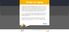 Desktop Screenshot of designfortheaging.com