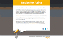 Tablet Screenshot of designfortheaging.com